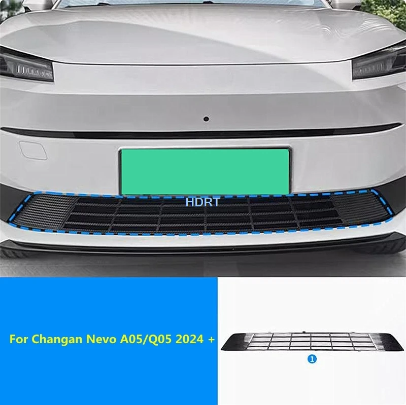 

For Changan Nevo A05/Q05 2024 + Car Styling Front Racing Grille Insert Water Tank Proof Net Insect Screen Mesh Cover Accessories