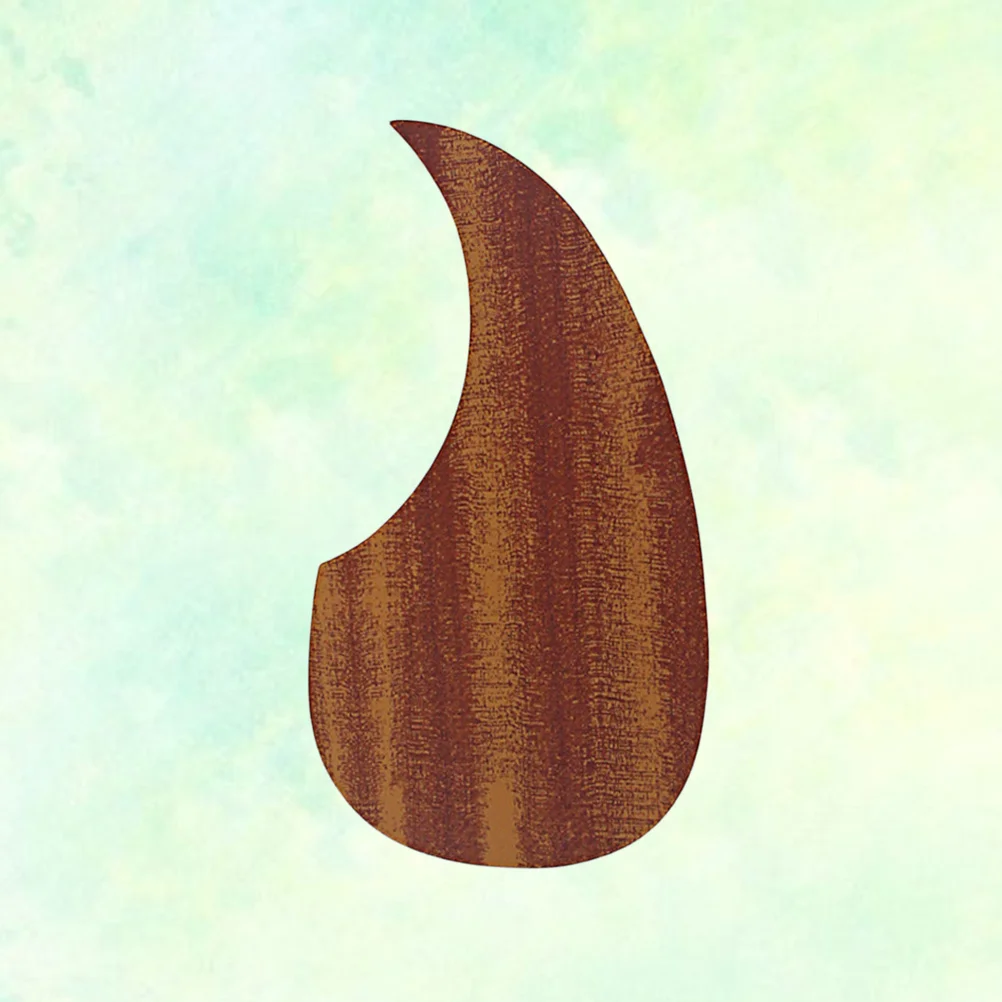 

1Pcs Guitar Pickguard Acoustic Wood Grain Self-Adhesive Pick Guard Sticker Protective Anti-Scratch Guard Plate 128mm