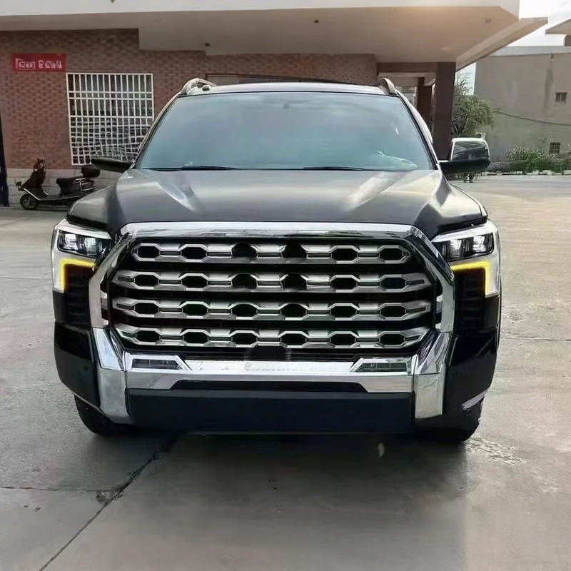 For Toyota Tundra 2007‑2021 Old To New 2022 Style Body Kit Bumper Cover Exterior Modification Parts
