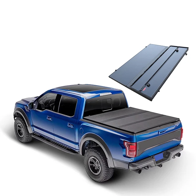 

Aluminium Folding Hard Truck Bed Cover for F150 Accessories Pickup Tonneau Cover