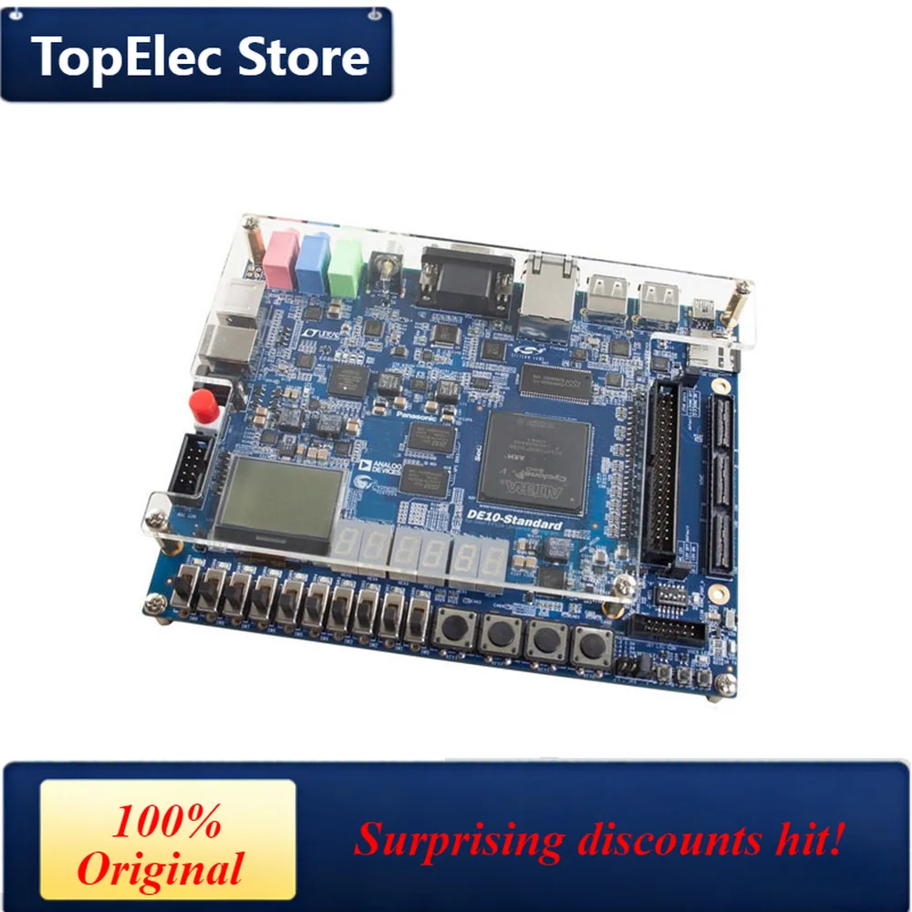 TopElec Educational Diy Kit Electronic Fpga Pcb Demo Board Cyclonev Soc 5csxfc6d6f31c6n De10-standard Development Board With Adc