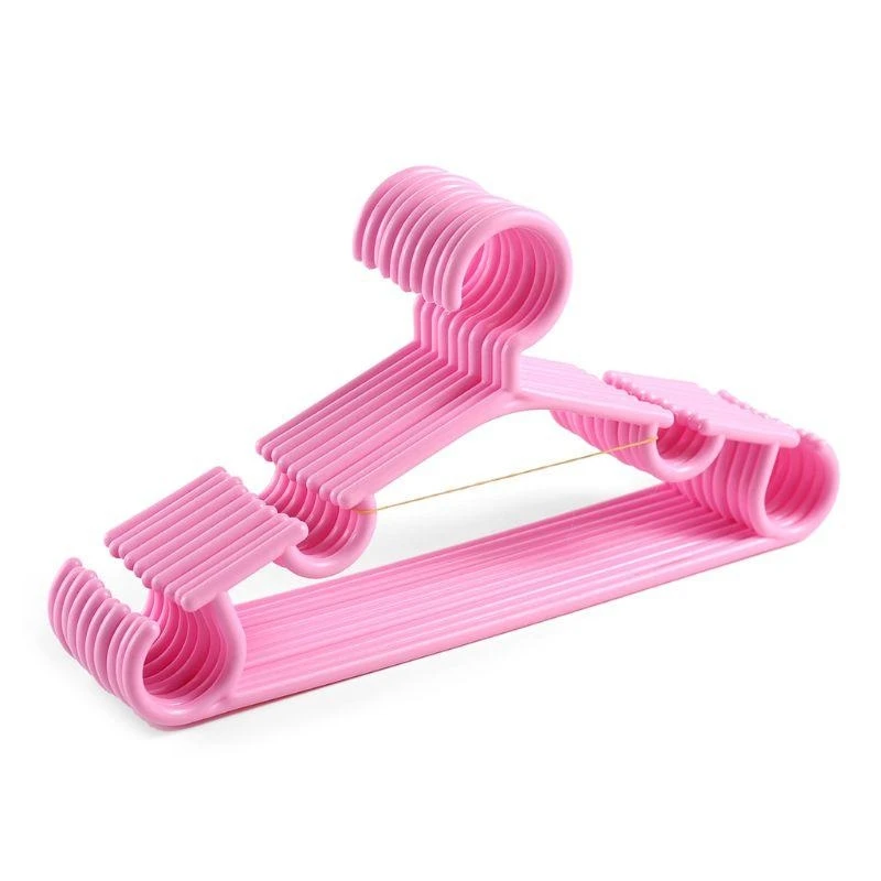 10 قطع من شماعات ملابس الأطفال الإبداعية ذات السطح الأملس للأطفال الصغار #5