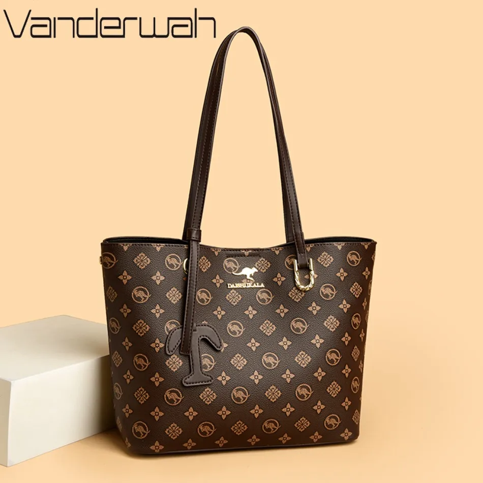 

Luxury Designer Shoulder Bags for Women Fashion Knurling Large Capacity Tote Handbags Ladies High Quality Leather Top-handle Bag