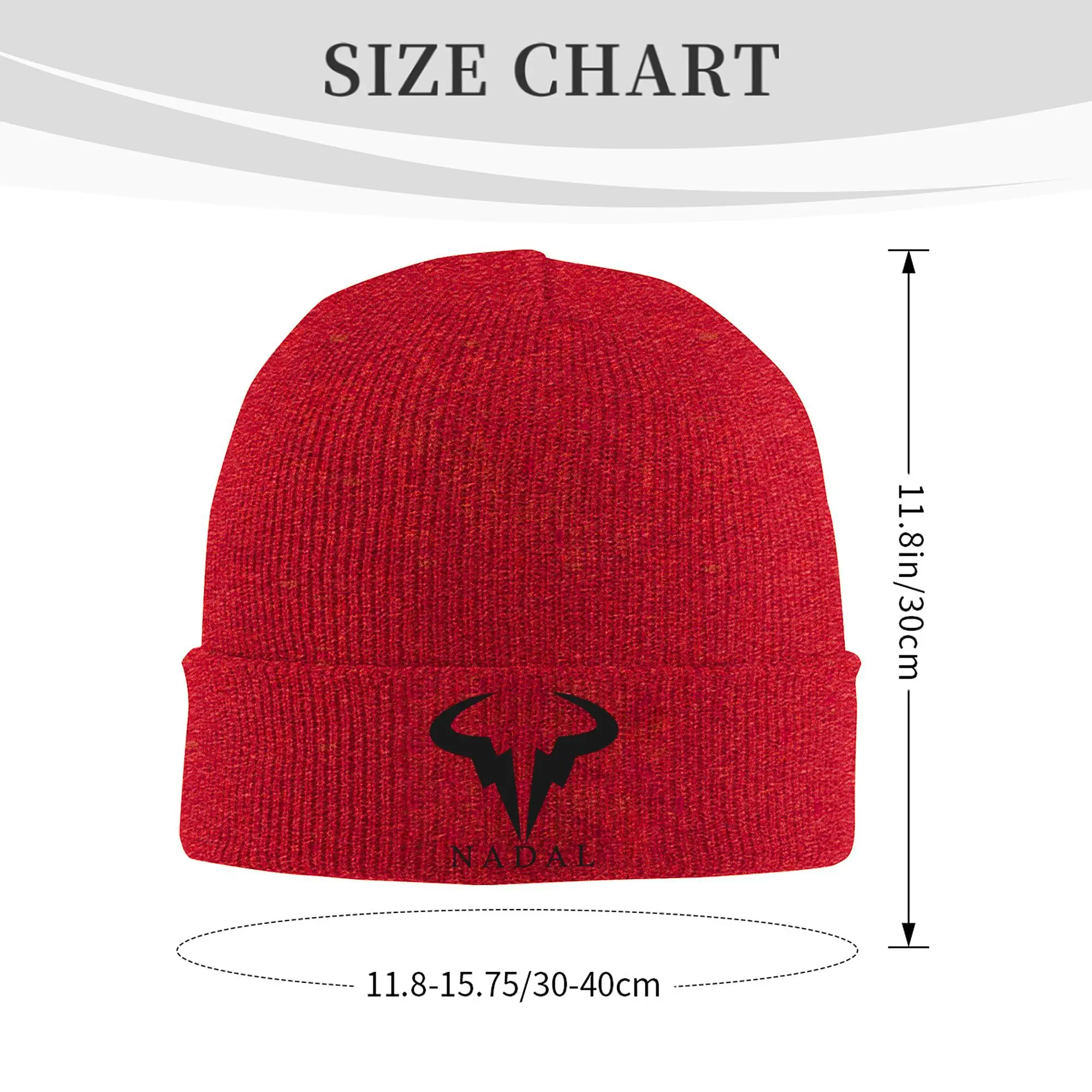 Custom Tennis-Nadales  Beanie Cap Unisex Winter Warm Bonnet Femme Knit Hat Hip Hop Outdoor  Skullies Beanies Caps For Men Women