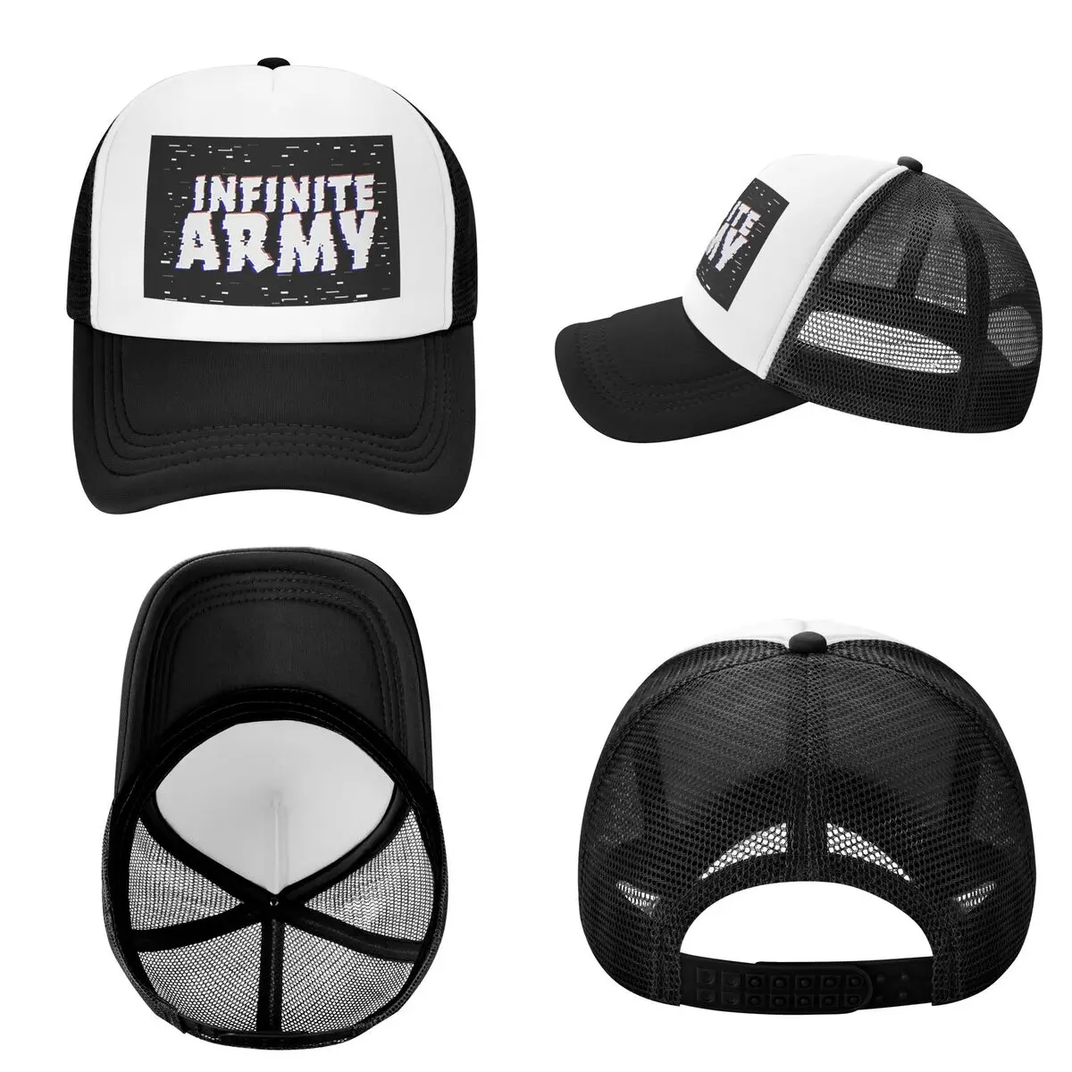 Caylus Gaming Infinite Army Cap Casual Mesh Baseball Caps Adjustable Hat Hip Hop Summer Unisex Baseball Hats