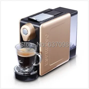 

china Xiaotian 1125CH champagne gold capsules Coffee machine espresso coffee maker Italian Coffee 220v 750ml