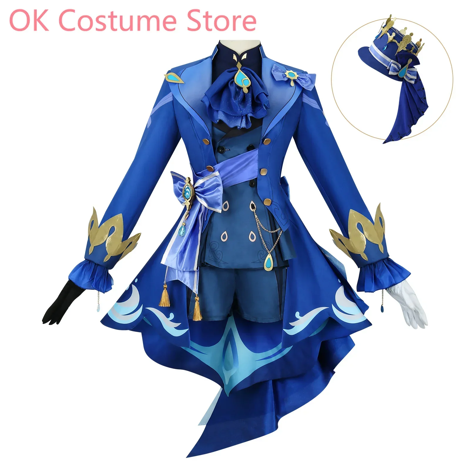 

Genshin Impact Furina De Fontaine Women Cosplay Costume Cos Game Anime Party Uniform Hallowen Play Role Clothes Clothing