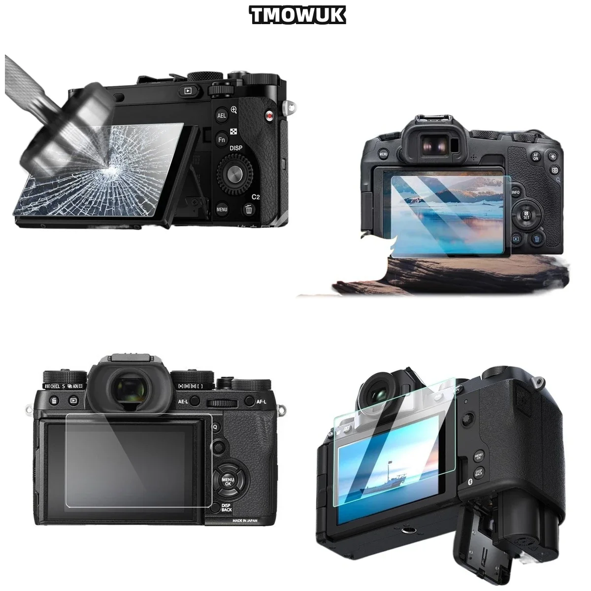 For Fujifilm X-T10 T20 T30 M1 A1 A2 E2 E3 X30 XF10 XS10 XS20 Protective Tempered Glass Film Cover Guard