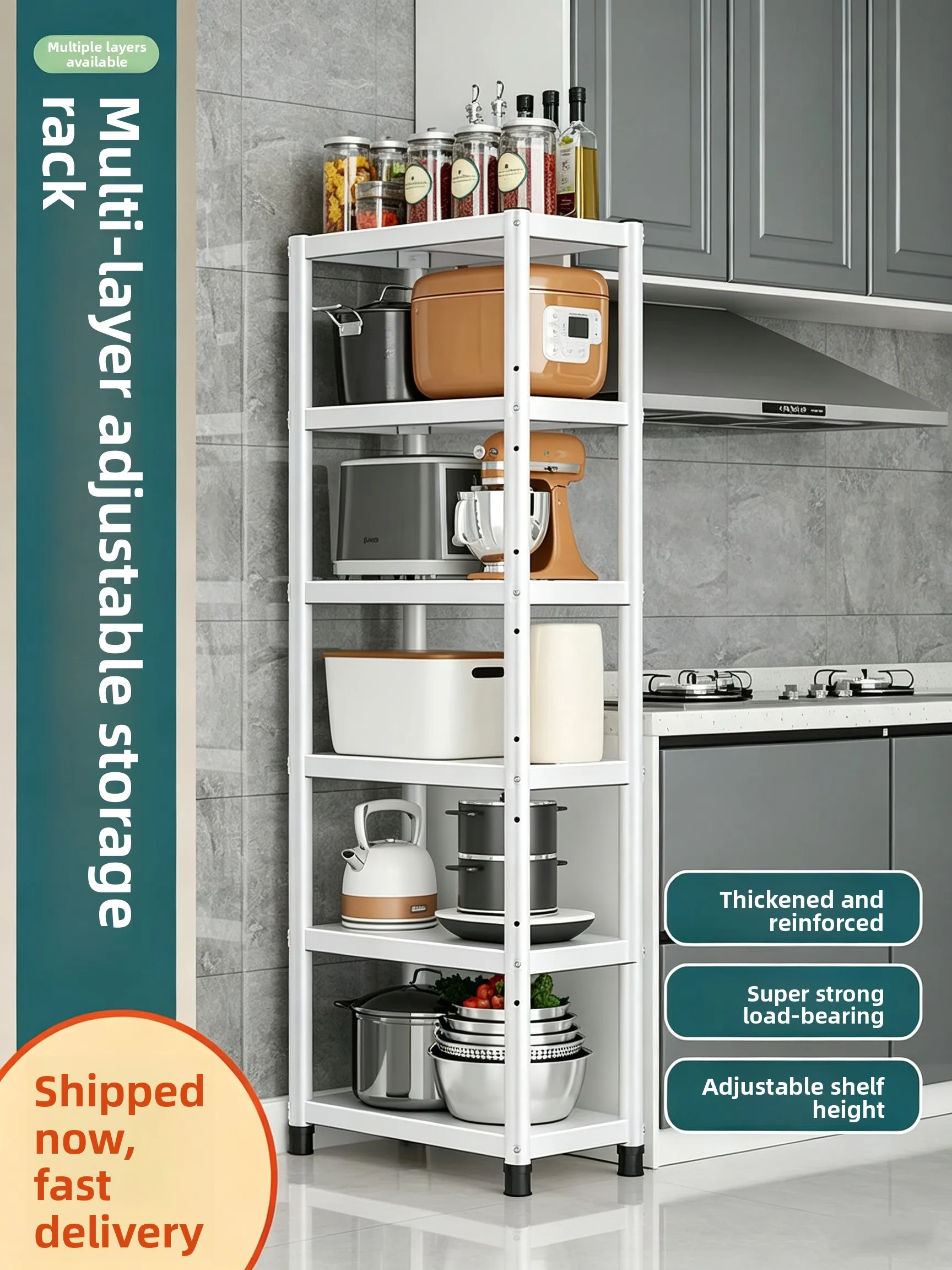white-carbon-steel-kitchen-multi-layer-rack-microwave-oven-stand-oven-storage-shelf-new-home-storage-rack-modern-simple-style