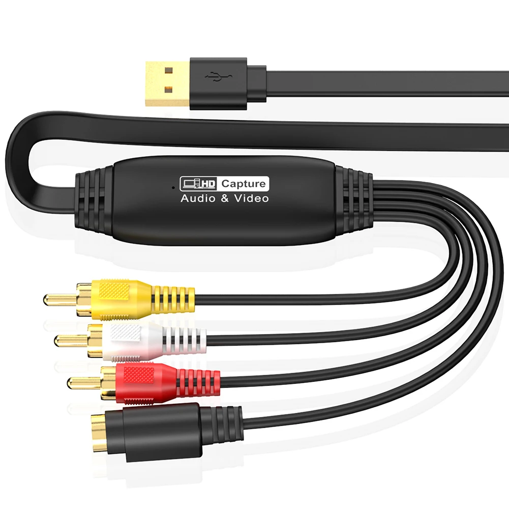 

USB 2.0 устройство для аналоговой видеозаписи с VHS/VCR в цифровой формат с выходом HD 720P для совместимости с Windows