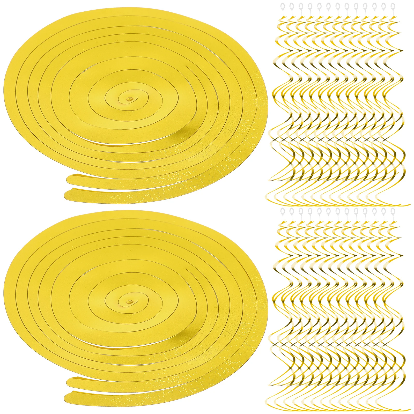 

30pcs Spiral Charm Ceiling Hanging Decorations PVC Material Party Wedding Supplies Decor Birthday Christmas