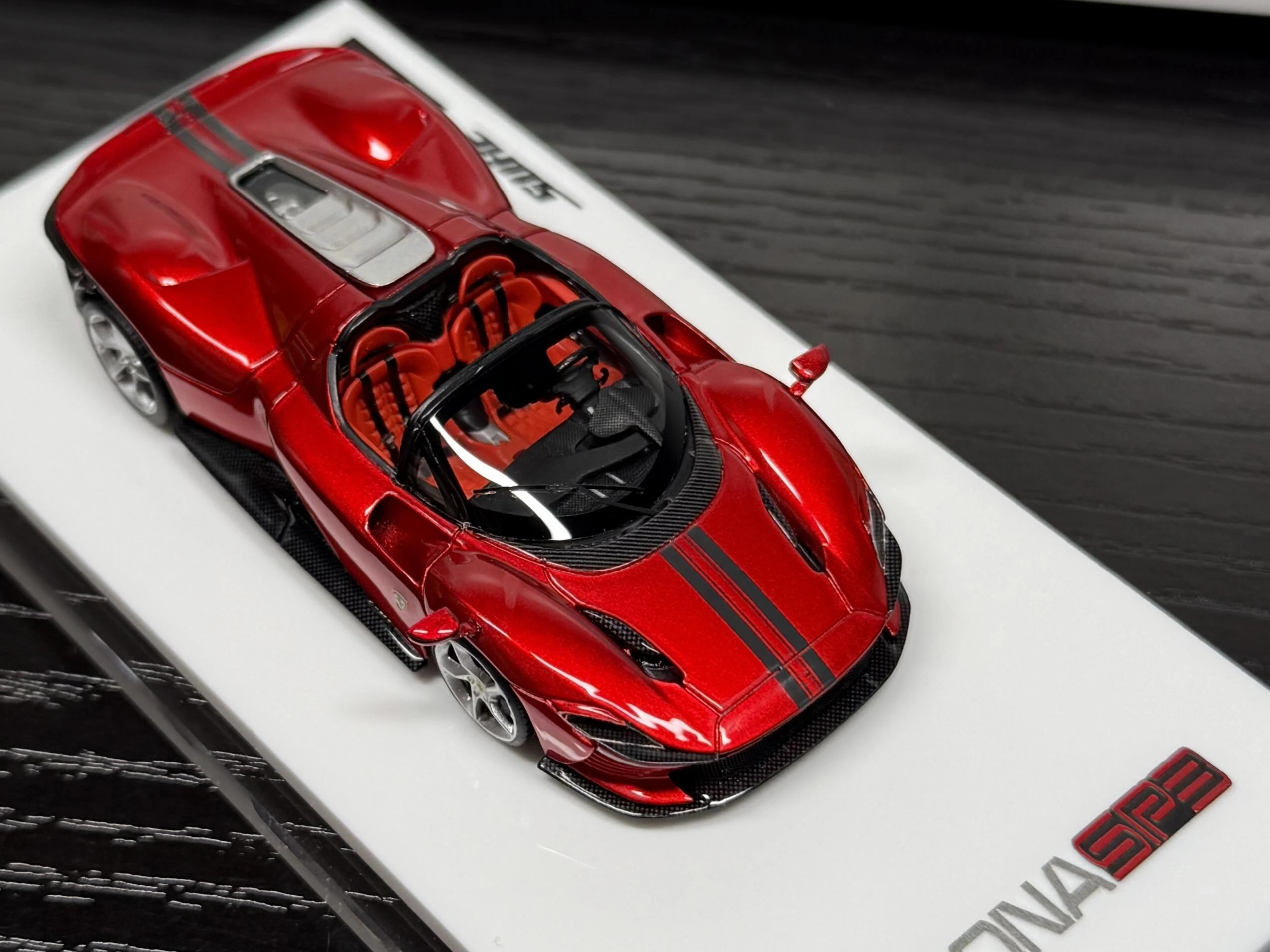 

SUHE 1:64 SP3 Metallic red Diecast Model Car Resin Limited edition