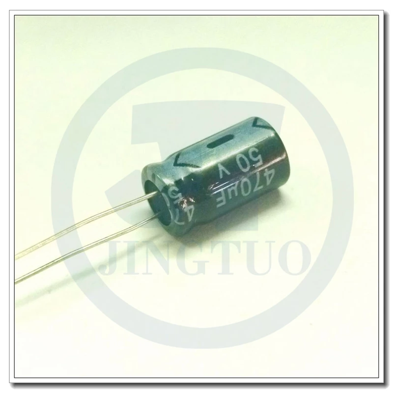 5pcs 470uF50V 50V470uF 470MFD 50WV 10*16mm Radial Aluminum Electrolytic Capacitor