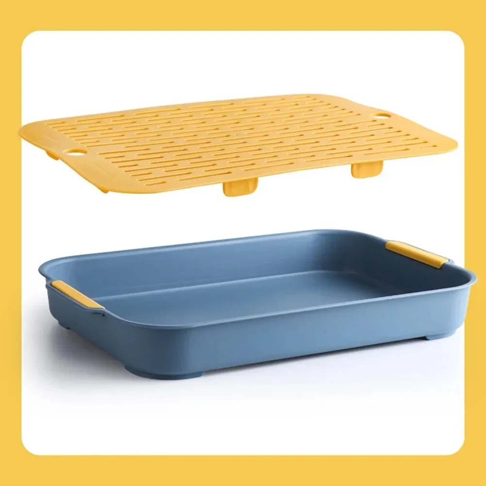 أرنب صندوق نفايات صغير الحيوانات الأليفة المرحاض صينية الأرانب الزاوية صندوق المرحاض ل النمس الهامستر التنين القط خنزير غينيا الهولندية خنزير لوازم