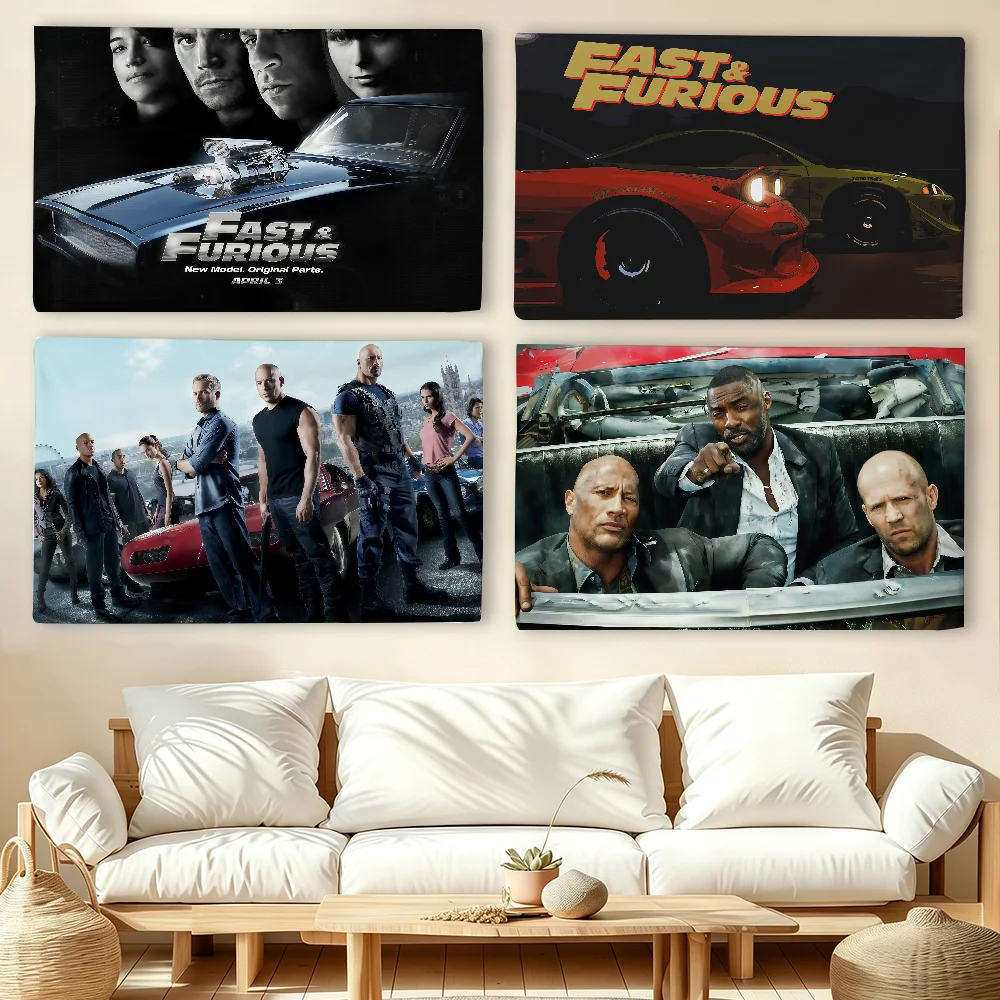 Racing movie F-Fast & F-Furious flag For Living Room Home Dorm Decor Wall Outdoor Camping Party Banner Gifts