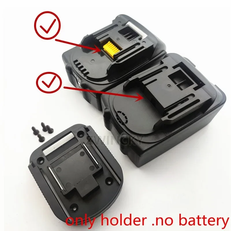 Soporte adaptador para Makita BL183 BL1430 BL1860, conector de montaje de batería de iones de litio DIY para herramientas, juguetes RC,