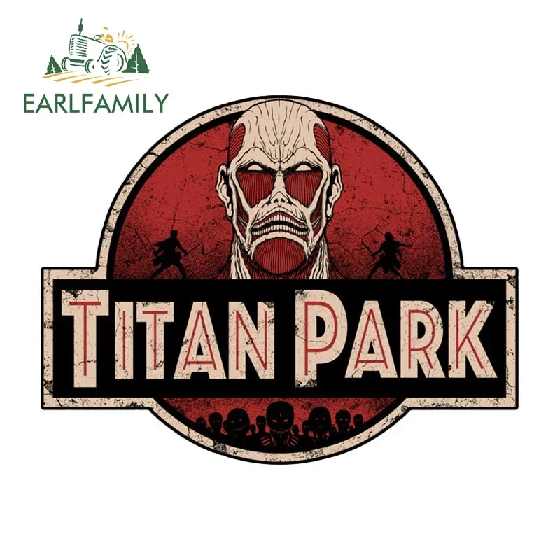 

EARLFAMILY 13 см x 10 см для индивидуальности, забавные автомобильные наклейки в стиле аниме, водостойкие наклейки на холодильник, ноутбук, мотоцикл, автомобильные аксессуары