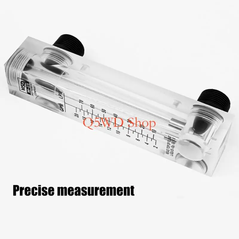 Q5WD Industrial Strength Water Flows Meter With Acrylic Construction & User Friendly Interfaces Permanent Stream Transducer
