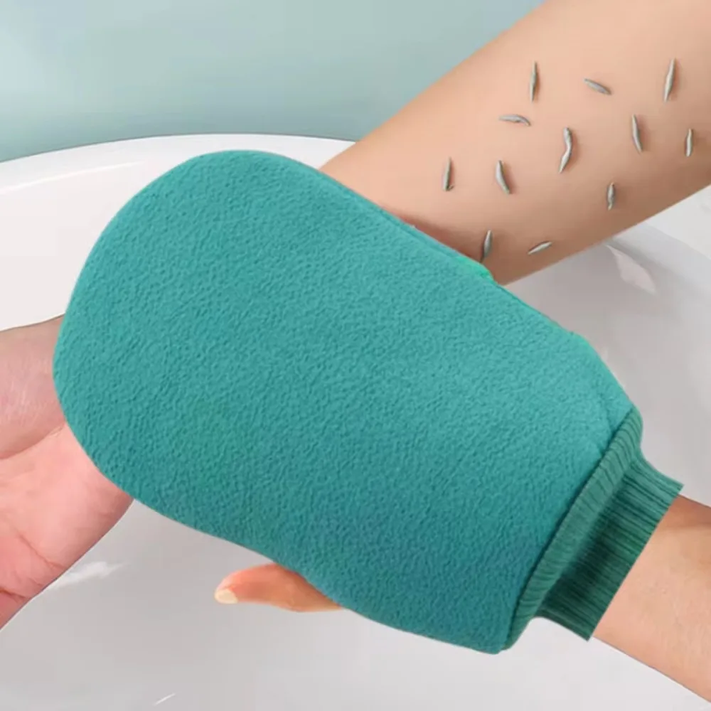 1pc Bagno per Peeling Esfoliante Pulizia Del Corpo Scrub Guanto Strofinare Guanti Per La Pelle Morta per Doccia Spazzola Per Il Corpo Asciugamano SPA Schiuma Massaggio Del Corpo