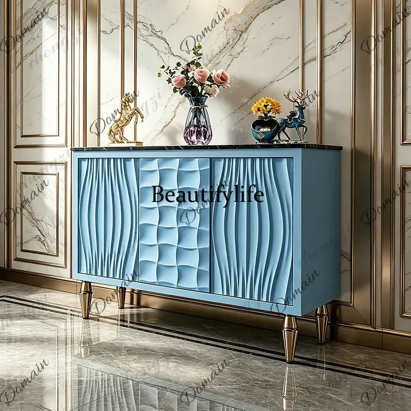 UHV Light luxury door entrance cabinet, living room partition decoration, dining side cabinet, bedroom storage and storage cabin