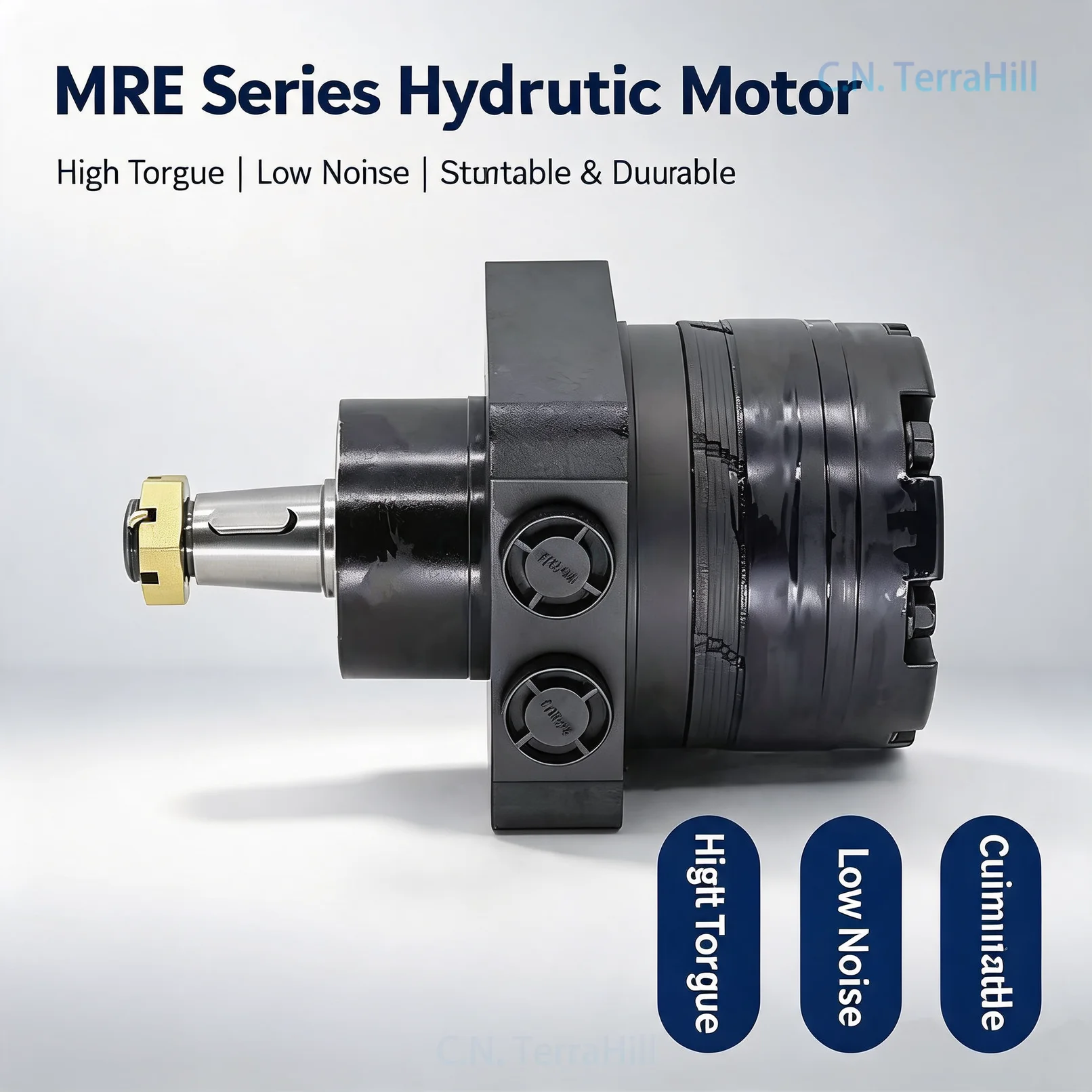 Radial Piston Hydraulic Motor MRE Series Multi-Displacement Hydraulic Motor for Industrial Machinery