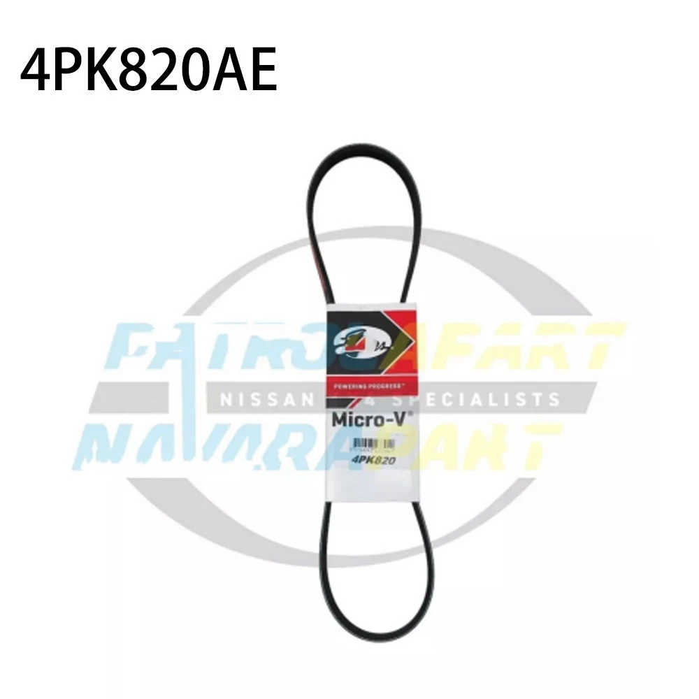 Для NISSAN Power Steer Belt подходит для Nissan Navara D40 Thai Spanish YD25 R51 (4PK820)