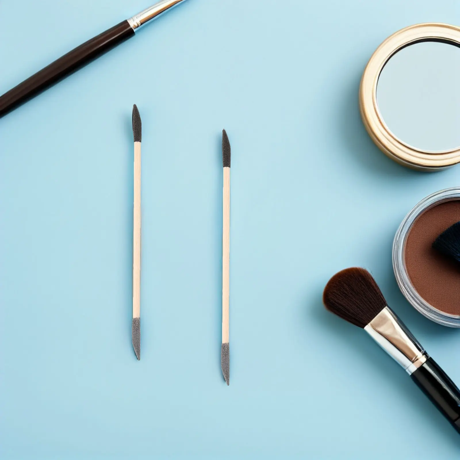 

40Pcs Manicure Sanding Sticks Dual Ended Nail Care Tools for Cuticle Pushing and Surface Smoothing Ideal for DIY and Salon Use