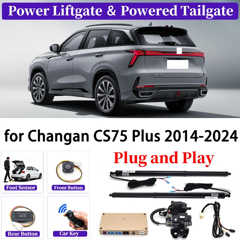 for Changan CS75 Plus 2014-2024 OEM Upgrade Car Automatic Power Liftgate Kit Smart Auto Electric Tailgate System Strut Opener