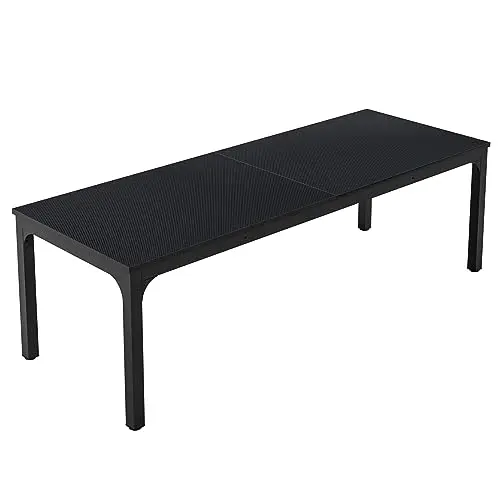 6.5ft Conference Room Table, 78.74" W x 27.56" D Large Office Meeting Table, Modern Seminar Desk for Boardroom (1
