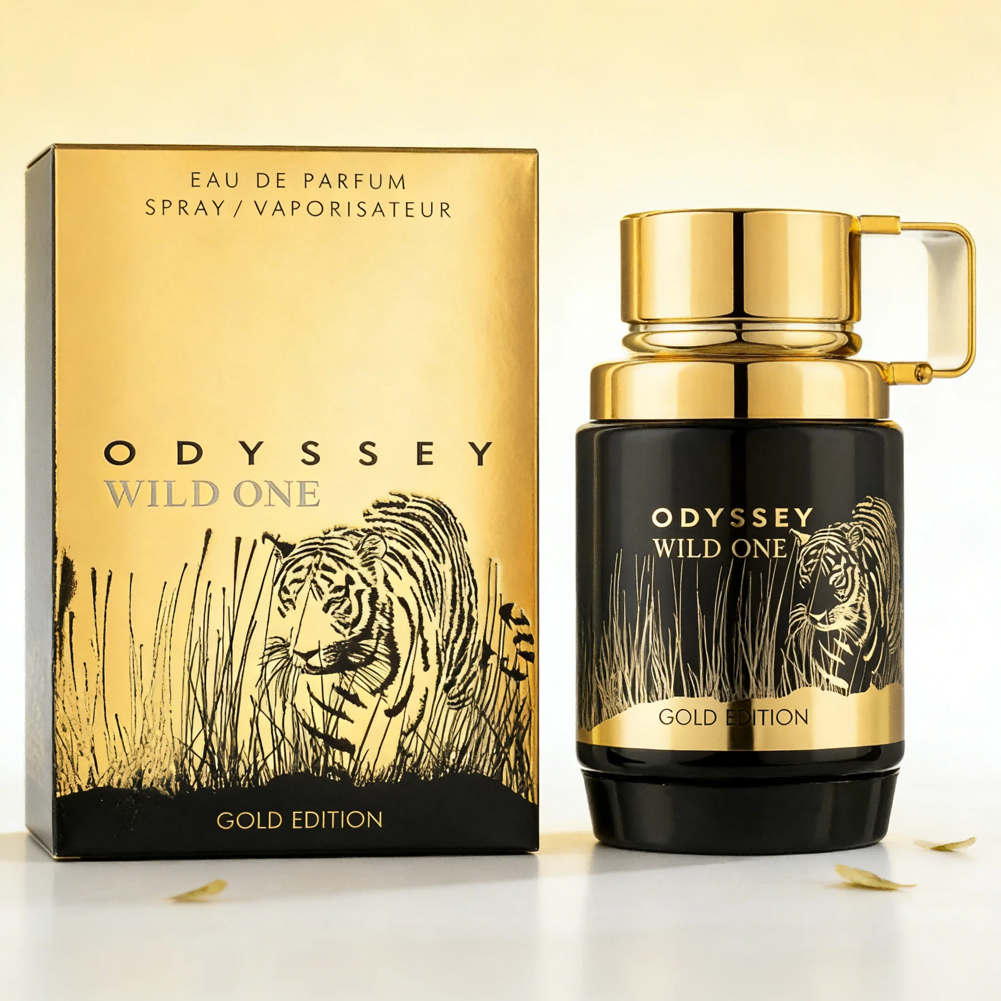 

ARMAF Odyssey Wild One Gold Edition Men's Perfume 3.4oz, Deep Leather & Amber Aroma, Refined Sophisticated Scent