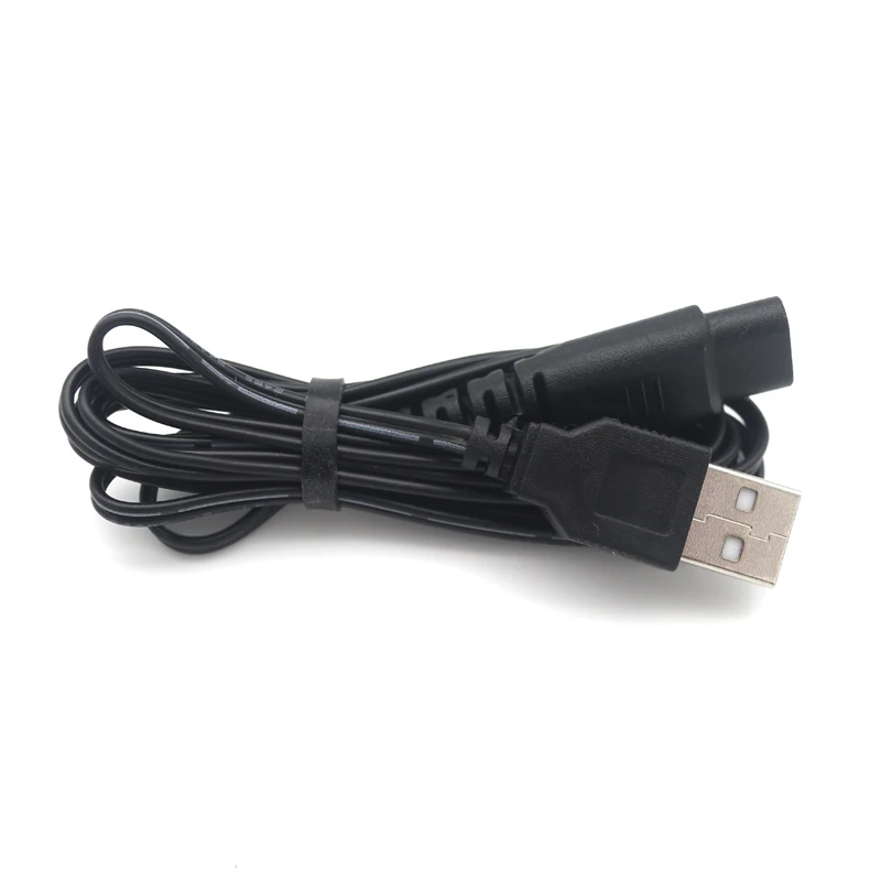 Aplicar à máquina de cortar cabelo profissional KEMEI KM-1990 Carregador USB original Cabo de carregamento Cabo de alimentação Acessórios de barbeiro