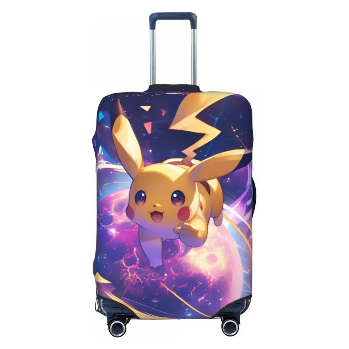 

Чехол для багажа с рисунком P-Pikachizer, высокоэластичный, 18-32 дюйма, пыленепроницаемый, устойчивый к царапинам, моющийся, защитный чехол для чемодана