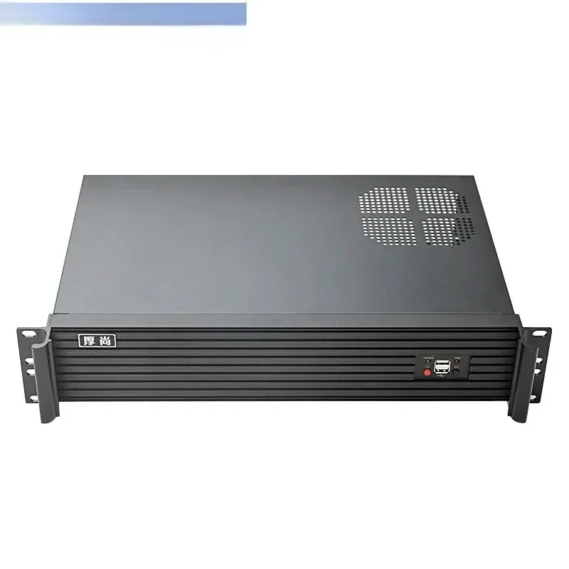 2U280 Ultra Thin Ultra Short ITX M-ATX Aluminum Panel Mini Dustproof Industrial Control Server Case