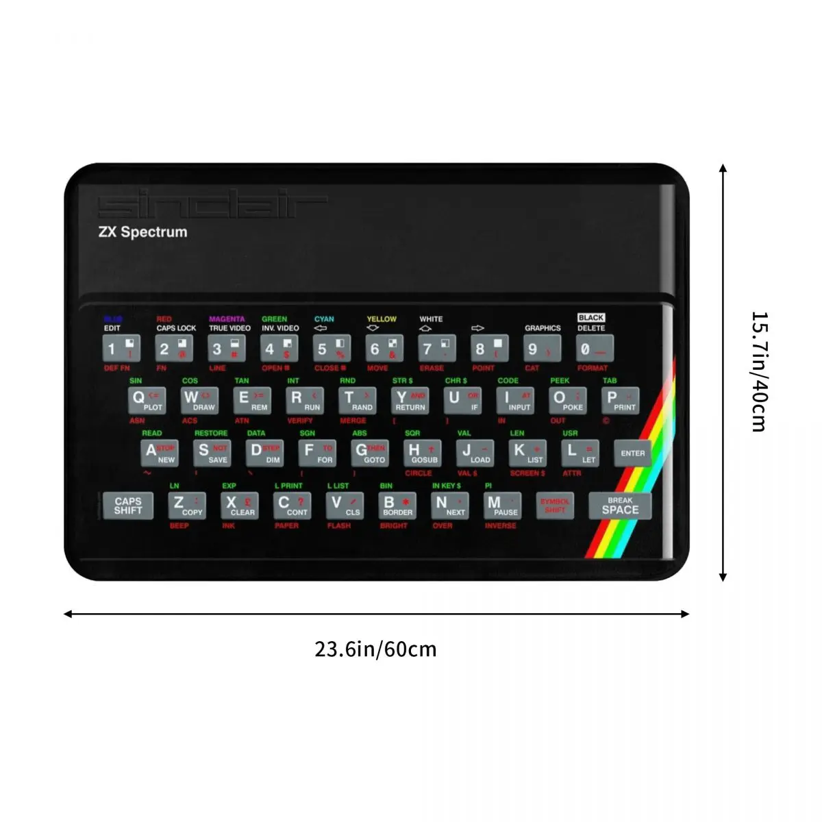 ZX Spectrum Doormat Water oil proof Carpet Rug Kitchen Entrance Home Floor Mat for Living room Footpad Mats