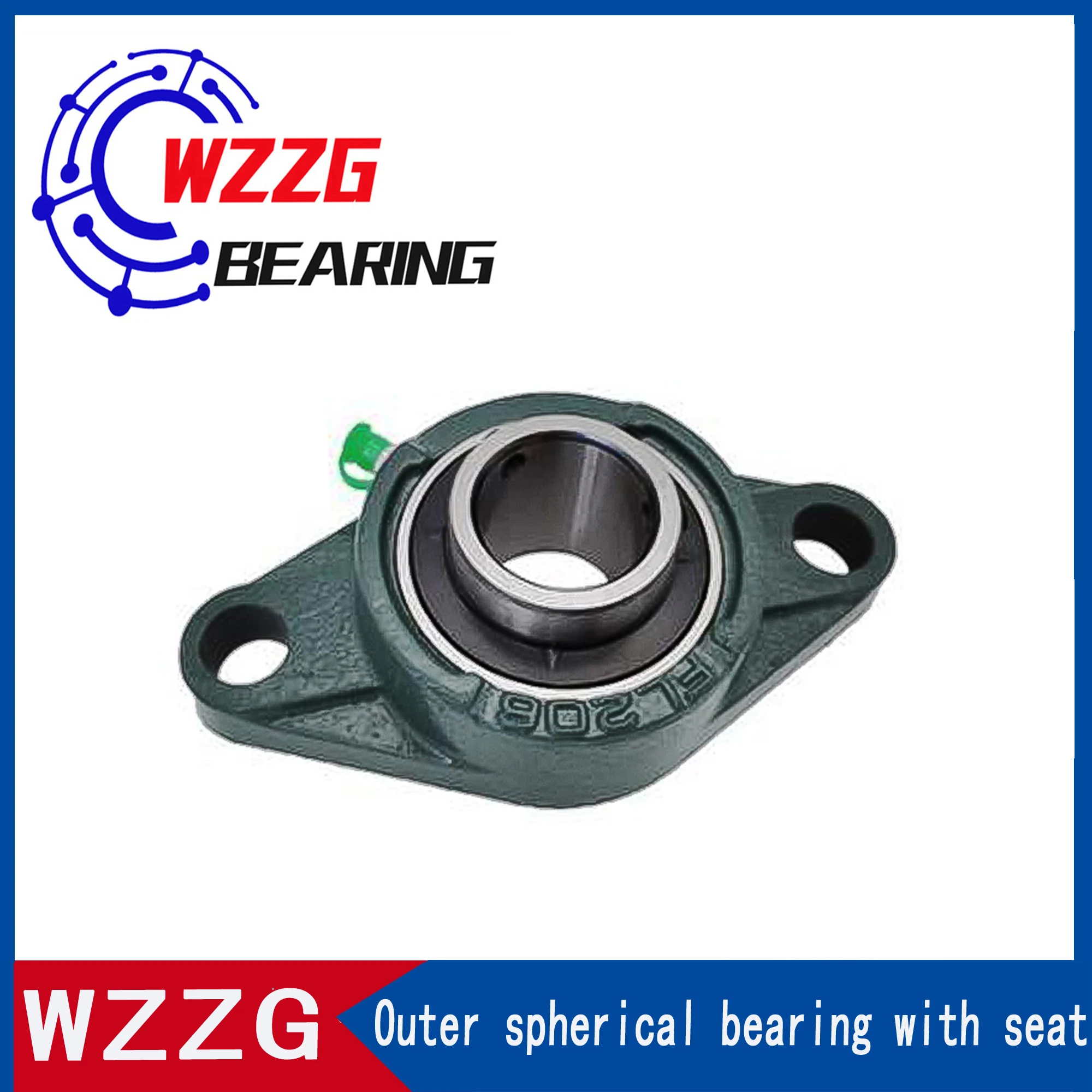 Outer ball bearing with diamond shaped seat UCFL201 202 203 204 205 206 207