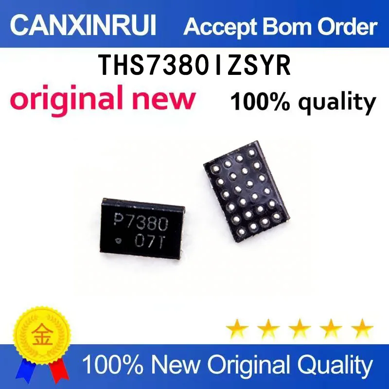 

（5-100 pieces）New THS7380IZSYR THS7380 silk screen P7380 BGA spot chip IC