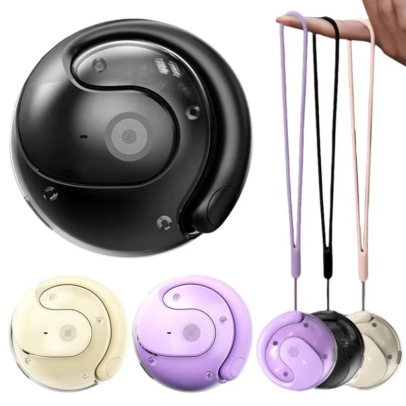 60pcs Earphones Ear Hook TWS Wireless Translation Device Voice Translator Earbuds HIFI Sound Headphone Smart HD Call