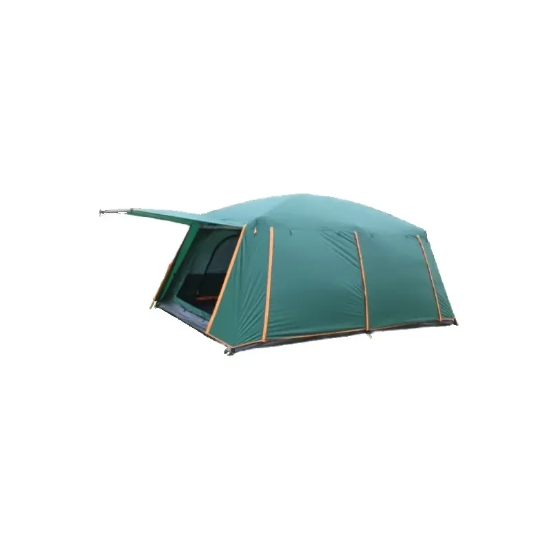 Heavy Waterproof Outdoor Camping Tent Square Multi-Room Overland Shelter Two Bedrooms Pop-up Garden House Made Oxford