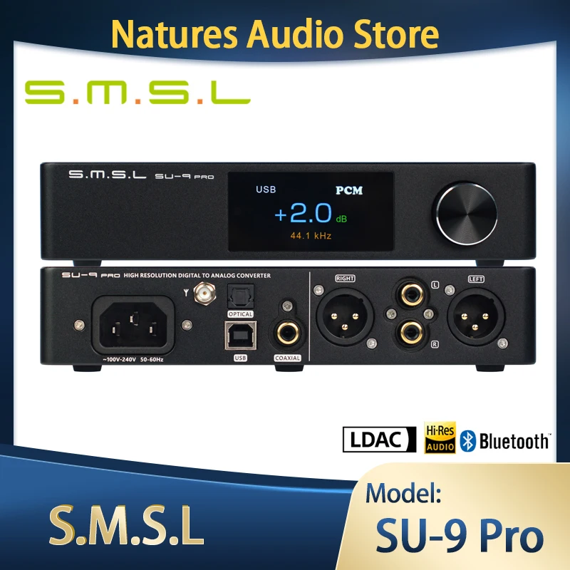 

SMSL SU9pro MQA декодер Bluetooth 5,0 SU-9 Pro Audio DAC SU-9pro предусилитель ES9039MPro XMOS XU316 поддержка Φ LDAC APTX HD