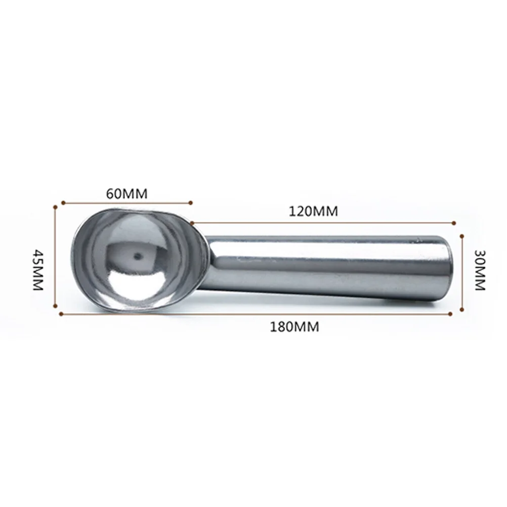 

1 pc Premium Aluminum Alloy Ice Cream Scoop Tool Non-Stick Heavy Duty Mashed Potato Cookie Dough Melon Baller Spoon For Ice