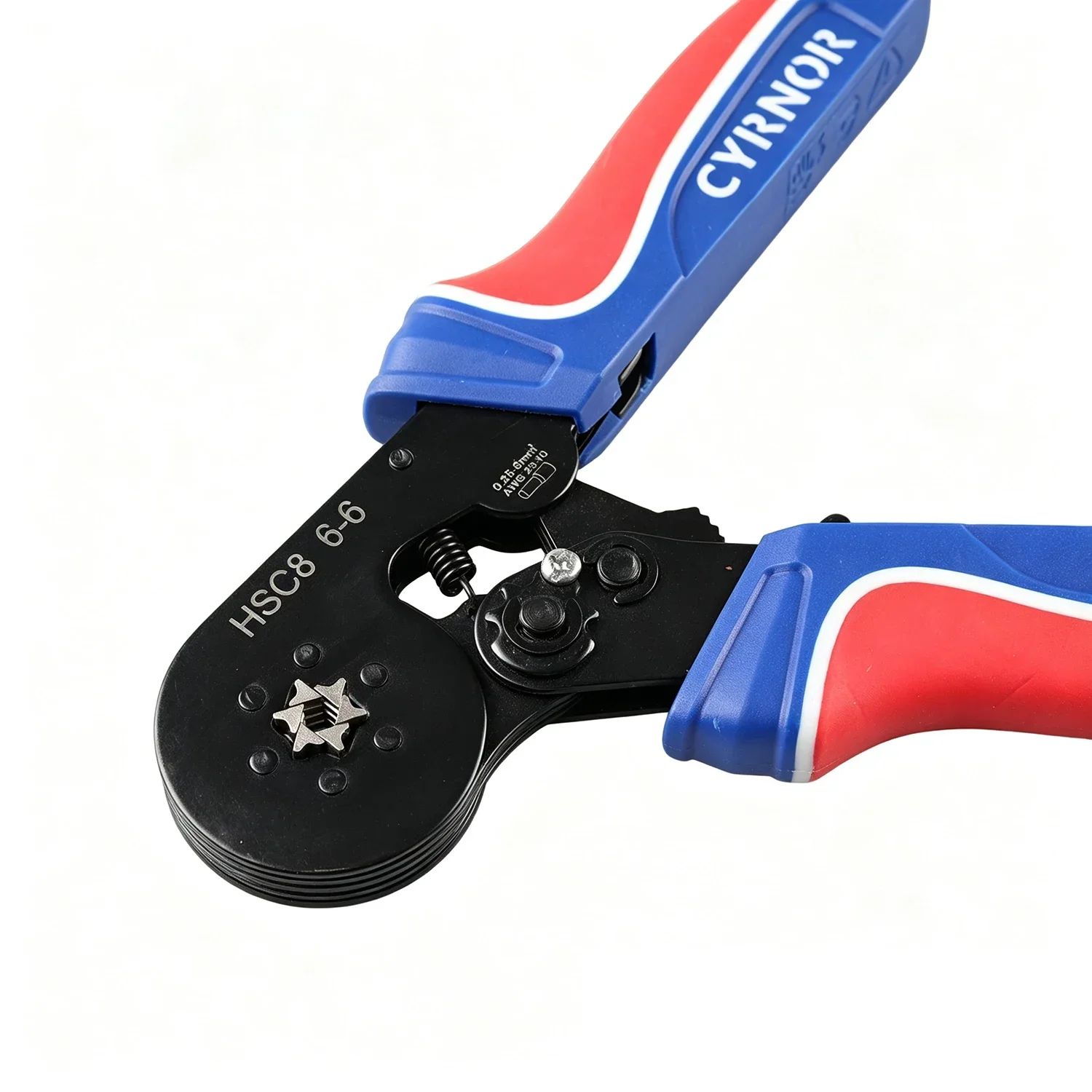 WOZOBUY Crimper Kabelschneider Einstellbarer Automatischer Drahtabisolierer Multifunktionale Abisolier- und Crimpzange Terminal-Handwerkzeuge – Detail 4
