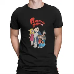 Together Hip Hop TShirt A-American Dad Cartoon Leisure T Shirt Newest T-shirt For Men Women