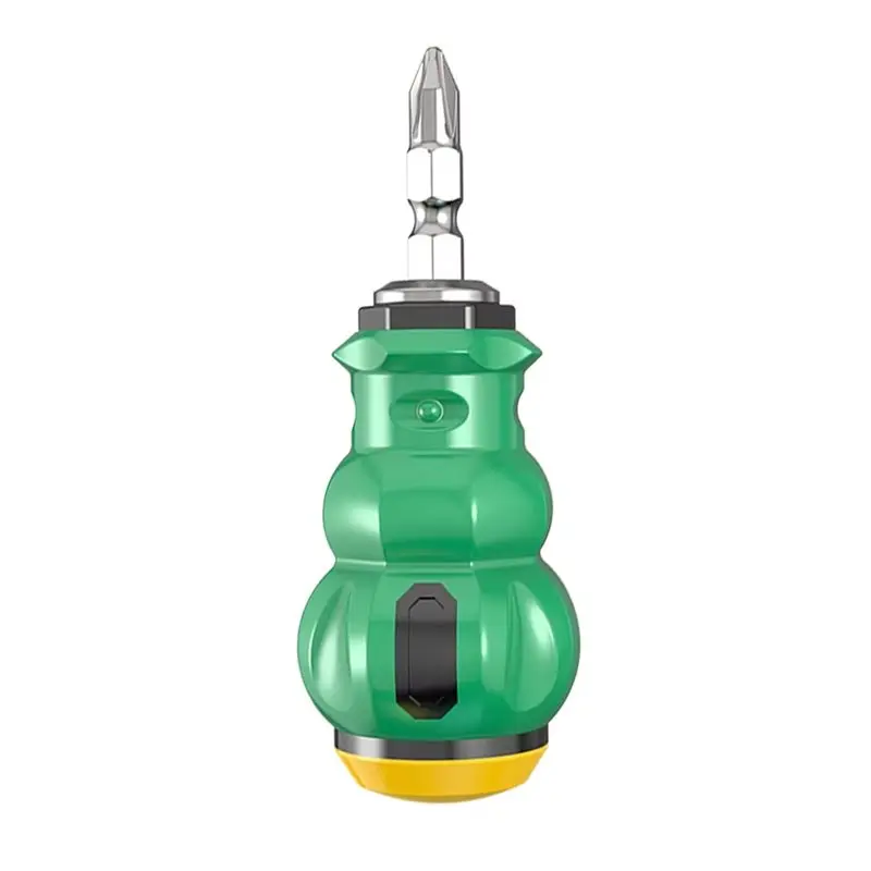 RALCA-Two Way Short Handle Screwdriver Mini High Hardness Hand Tool For Home Repair And DIY Projects