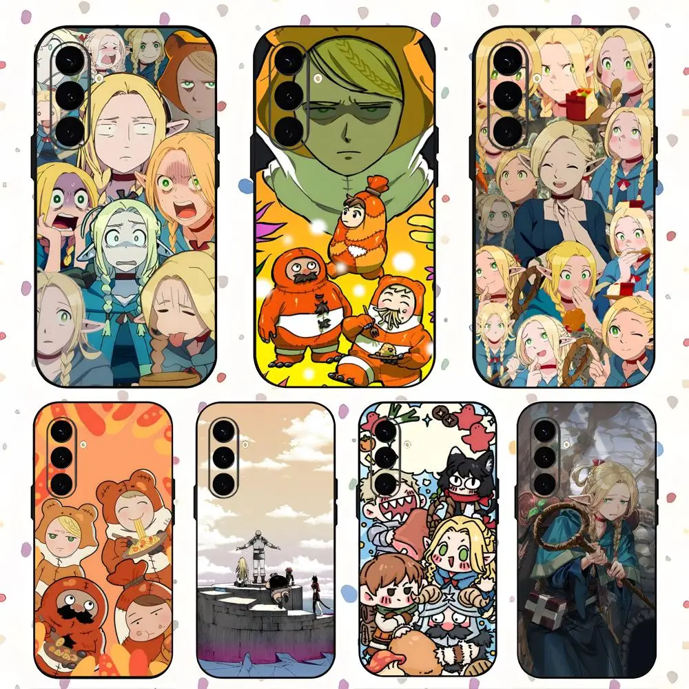 Delicious in Dungeon Popular Phone Case For Samsung Galaxy S25 S24 S23 S22 S21 S20 Plus Ultra Note20 Soft Black