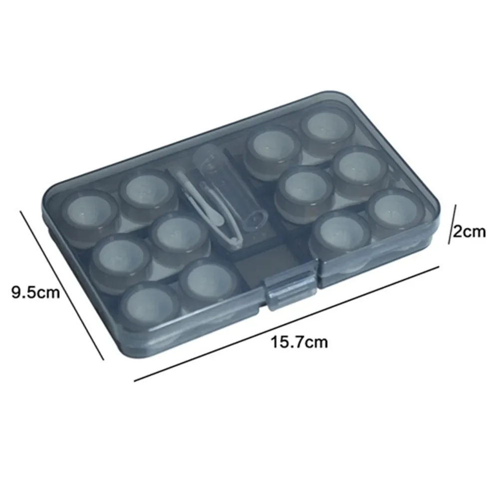 6 Pair Contact Lens Case Contact Lens Storage Box Portable Travel Contact Lenses Case Soak Container Lenses Box for Beauty Pupil image 6