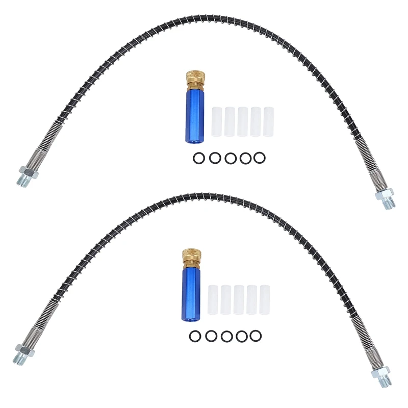 2X Air Compressor Connecting Pipe Air Filter M10X1 Oil Water Separator 30Mpa / 300Bar / 4500Psi