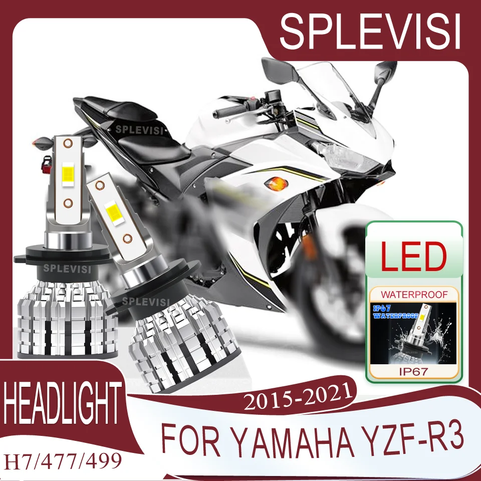 

Waterproof IP67 3 year warranty Energy Saving Long-Lasting LED Motorcycle Headlight For Yamaha YZF-R3 2015 2016 2017 2018-2021