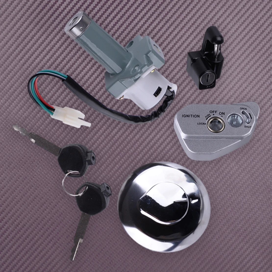 

Ignition Switch Keys Lock Set Assembly Kit High Quality New Fit for Hawk 250 Dirt Bikes Pit Bikes 250cc