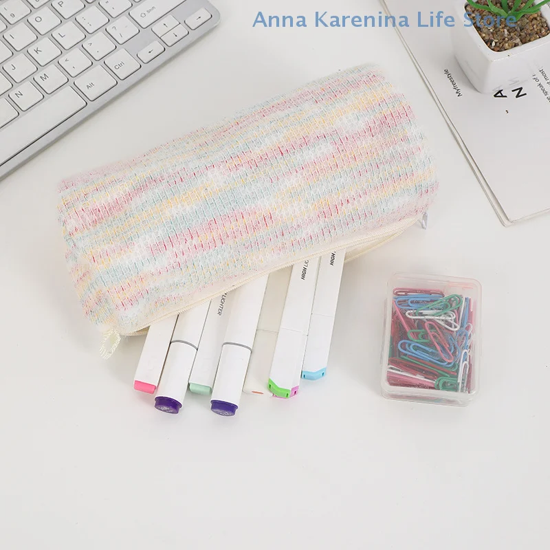 Multifunctional Plush Pen Case; Cute Cartoon Design; Large Pencil Storage for Students; Special Gift