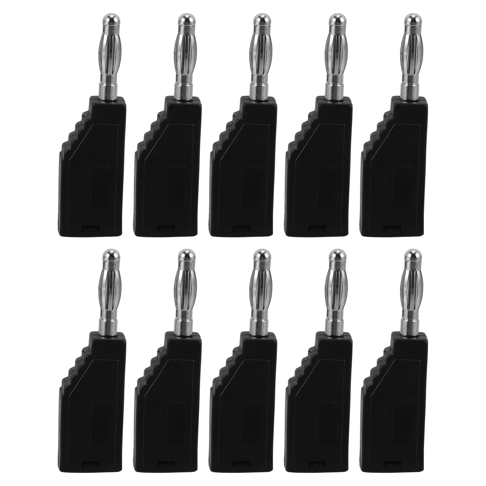 

10pcs 4Mm Banana Plugs Copper Core Welding Wire Connectors Electronic Instrument Cable Connector Strong Conductivity Oxidation